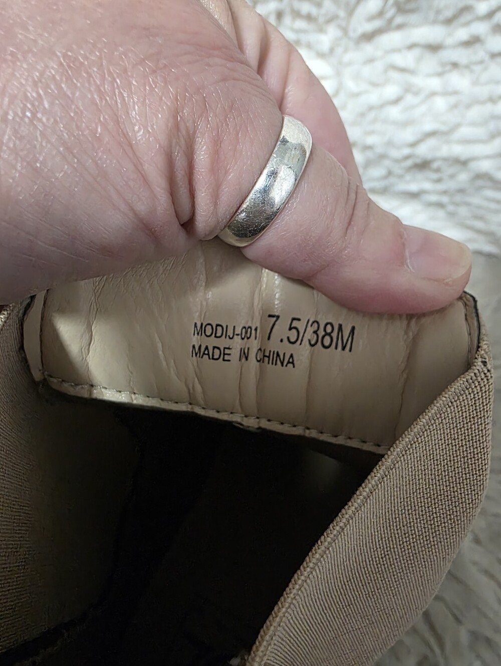 Dirty Laundry Beige Chelsea Boots - Picture 6 of 6